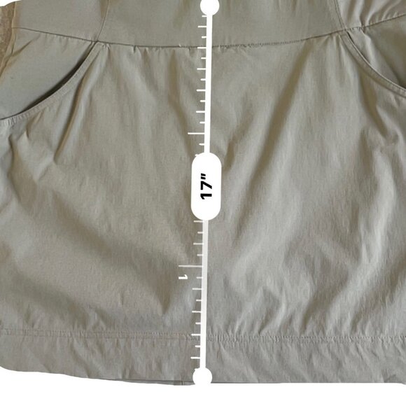 Columbia Womens XL Anytime Ruched Skort Beige Activewear Hiking Golf Outdoor - Picture 10 of 11